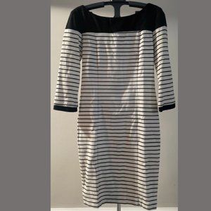 Zara Black and White Dress